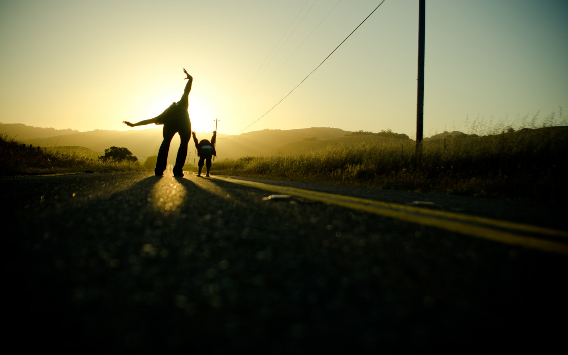 estado de ánimo camino camino caminos sol luz manos cielo papá