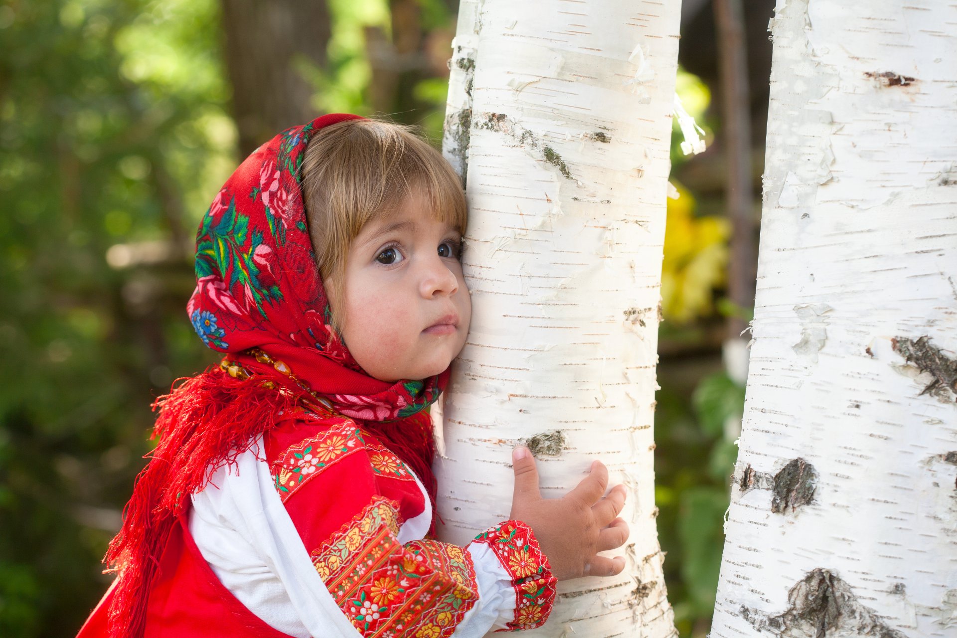 mädchen sommer hain outfit kleid russland