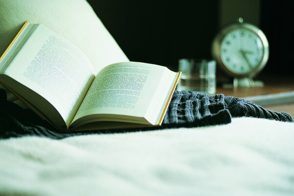 Macro shooting of an open book