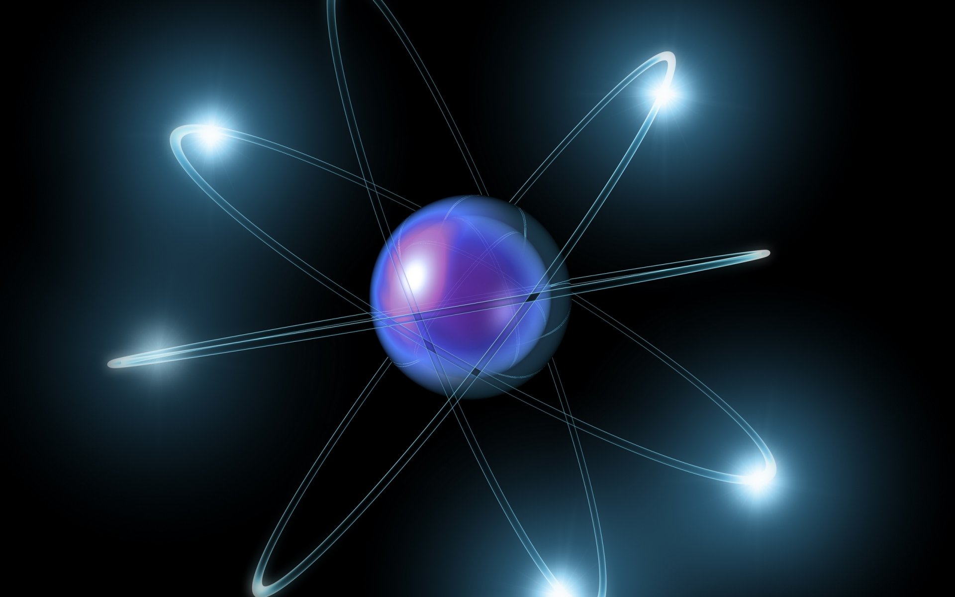 atom elektron orbita światło chemia fizyka nauka