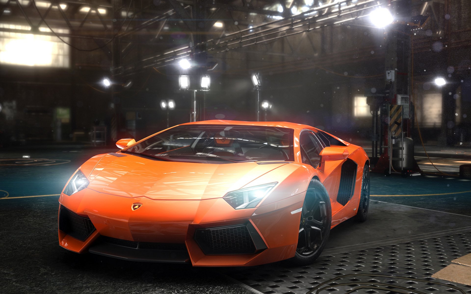 samochód supersamochód lamborghini aventador