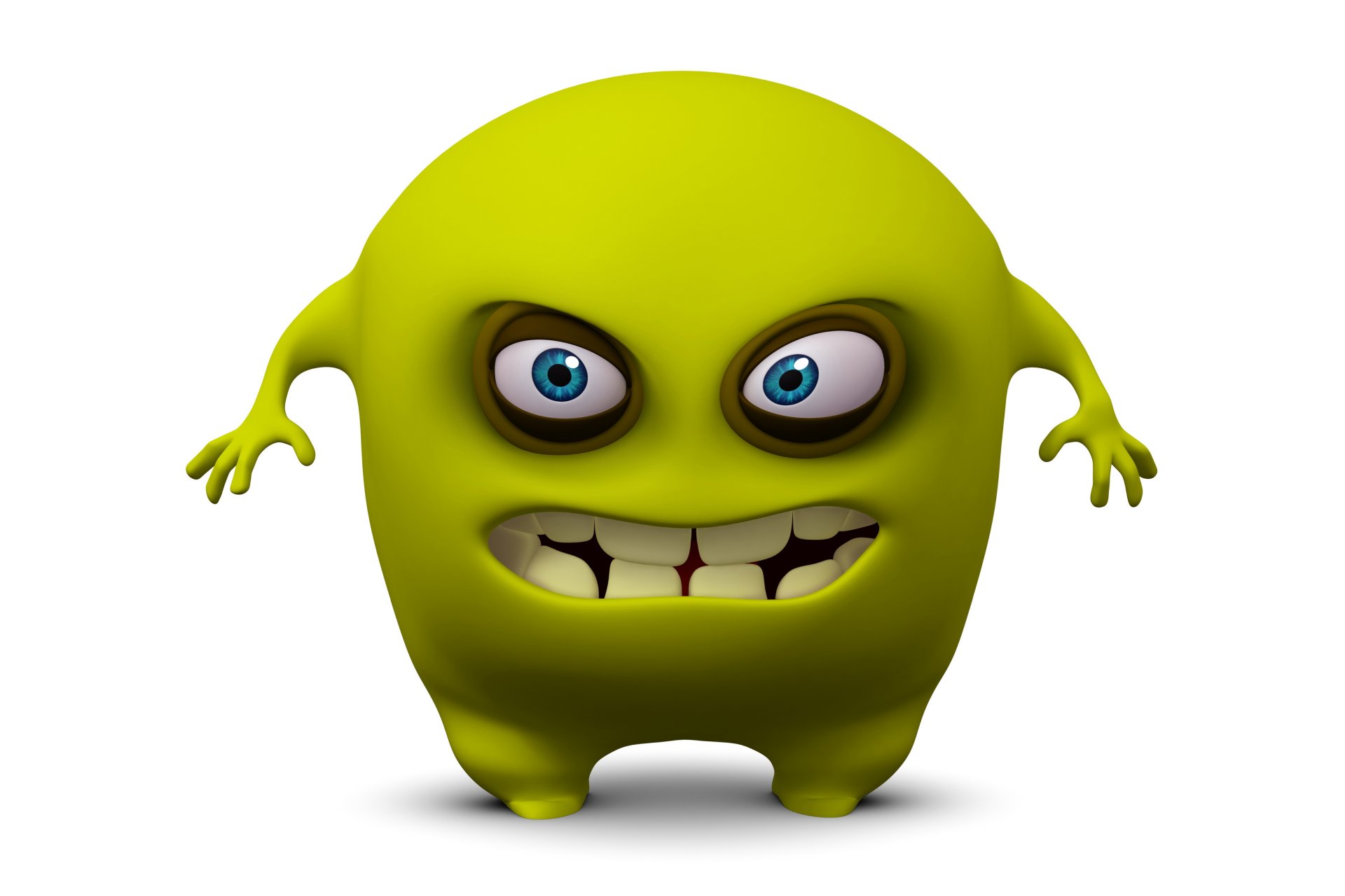 3d monster cartoon monster character