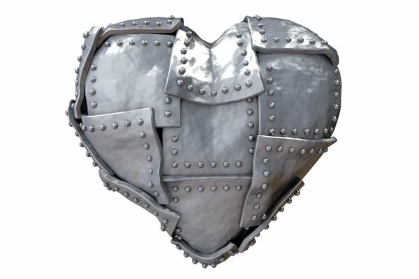 Corazón de hierro de acero