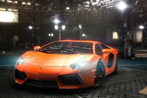 Photo of the Lamborghini Aventador supercar