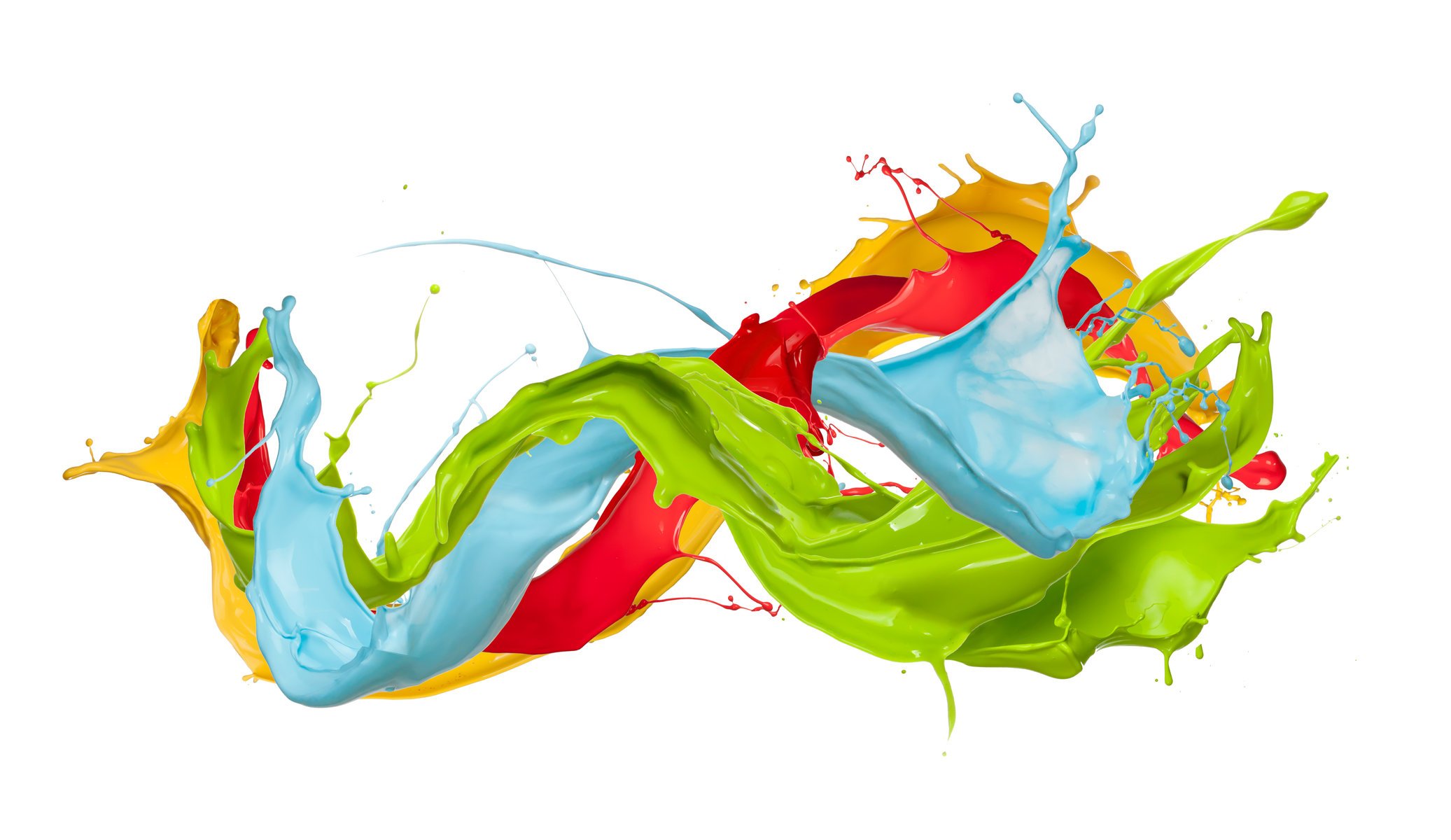 paint splash colors design spray drop