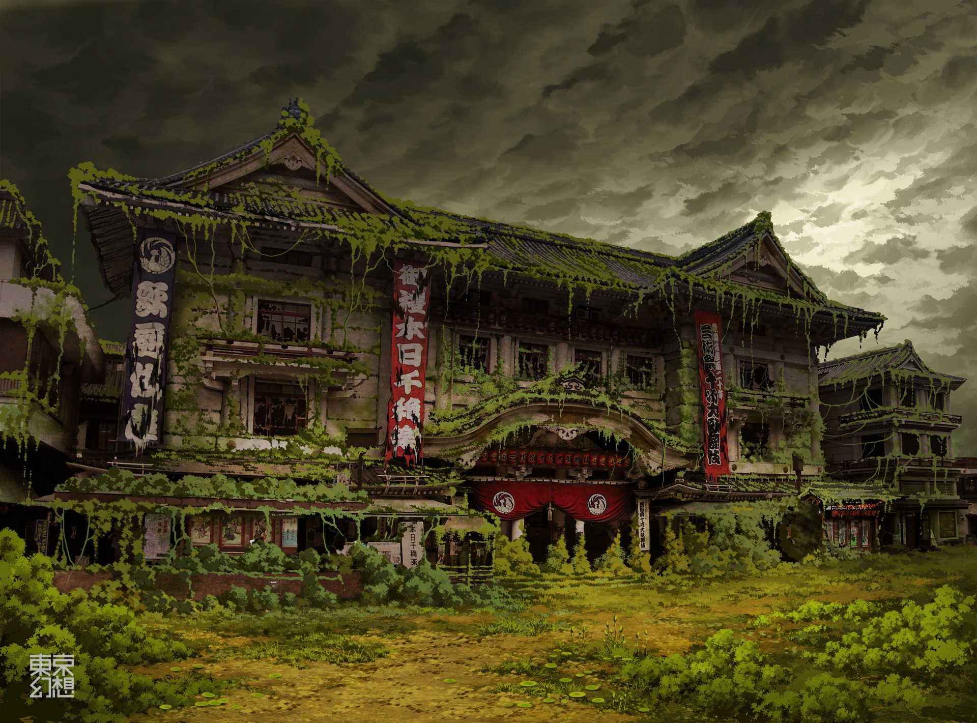 post-apokalyptische tokio ruine japan