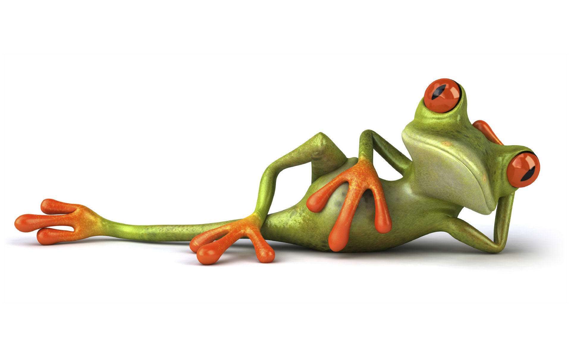 free frog 3d frog graphics pose