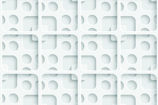 White 3d grid pattern