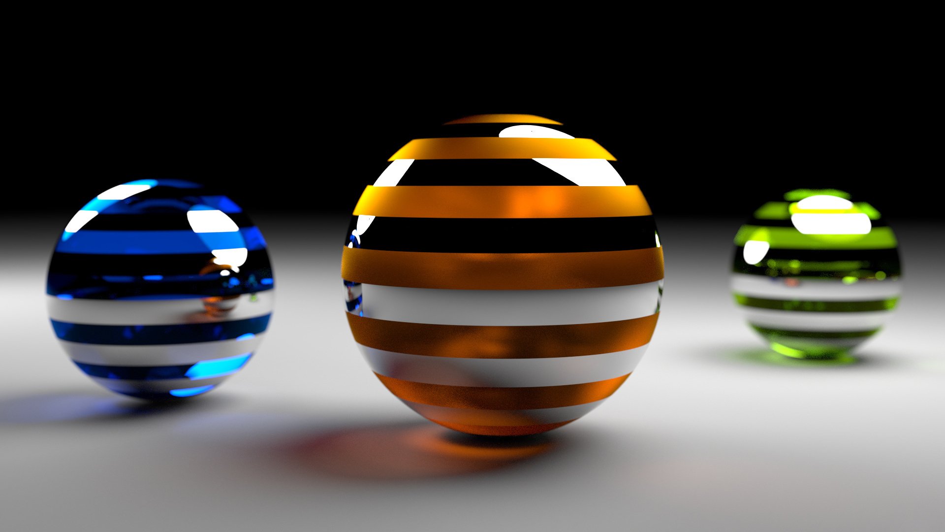 balls 3d rendering