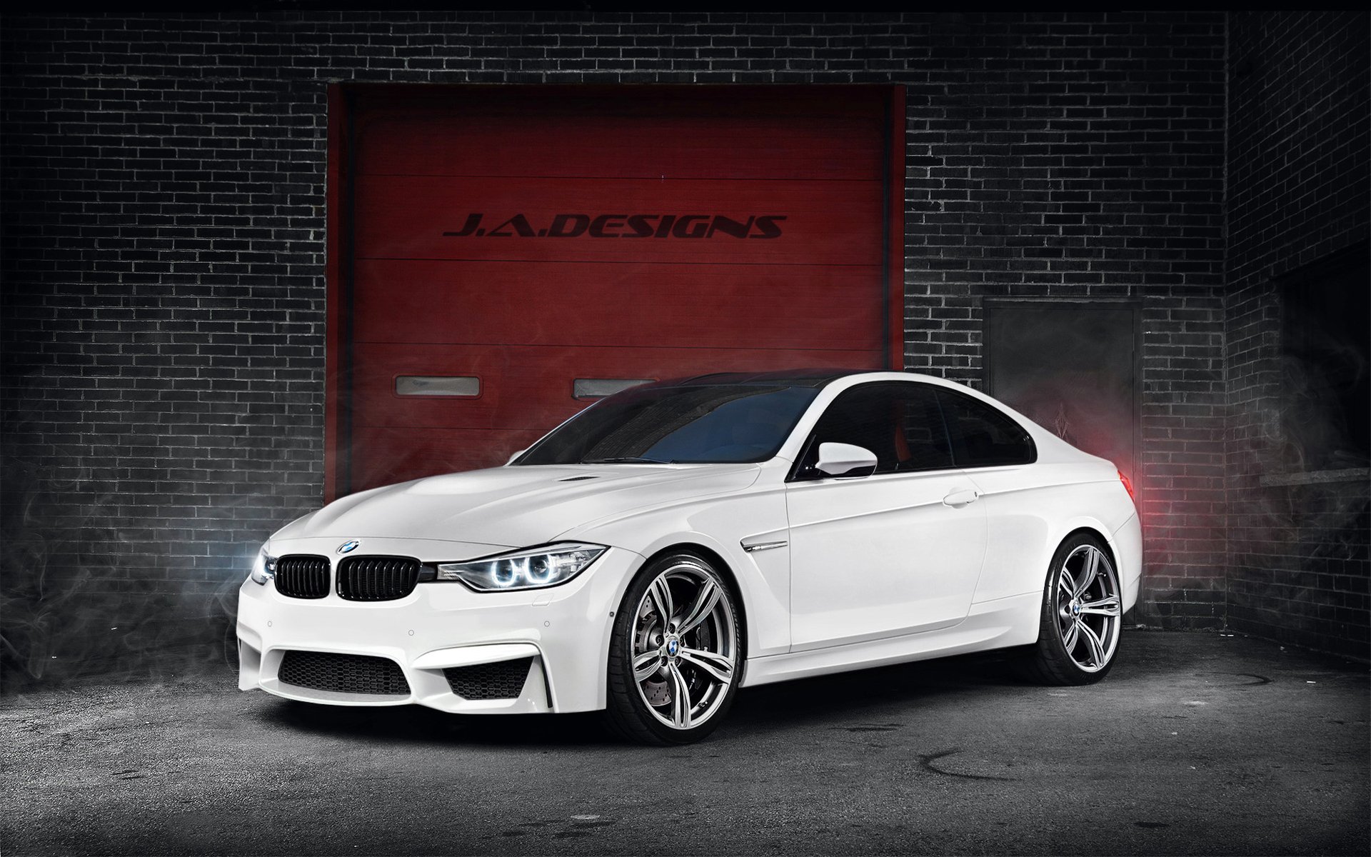 bmw m4 f82 concept car 2015 da jadesigns bianco