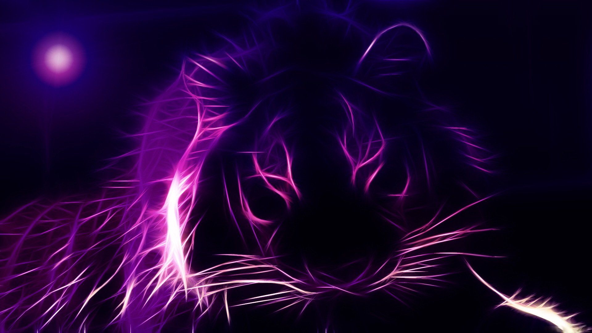 tiger schnauze 3d-grafik