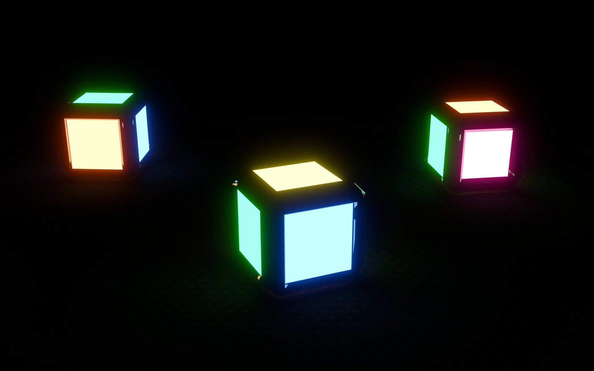 cube rendering frullatore colori cubo cubo rendering minimalismo