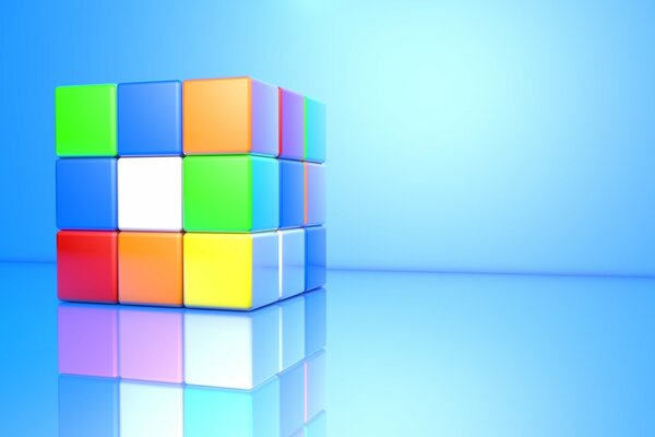 Le cube de Rubik trois d