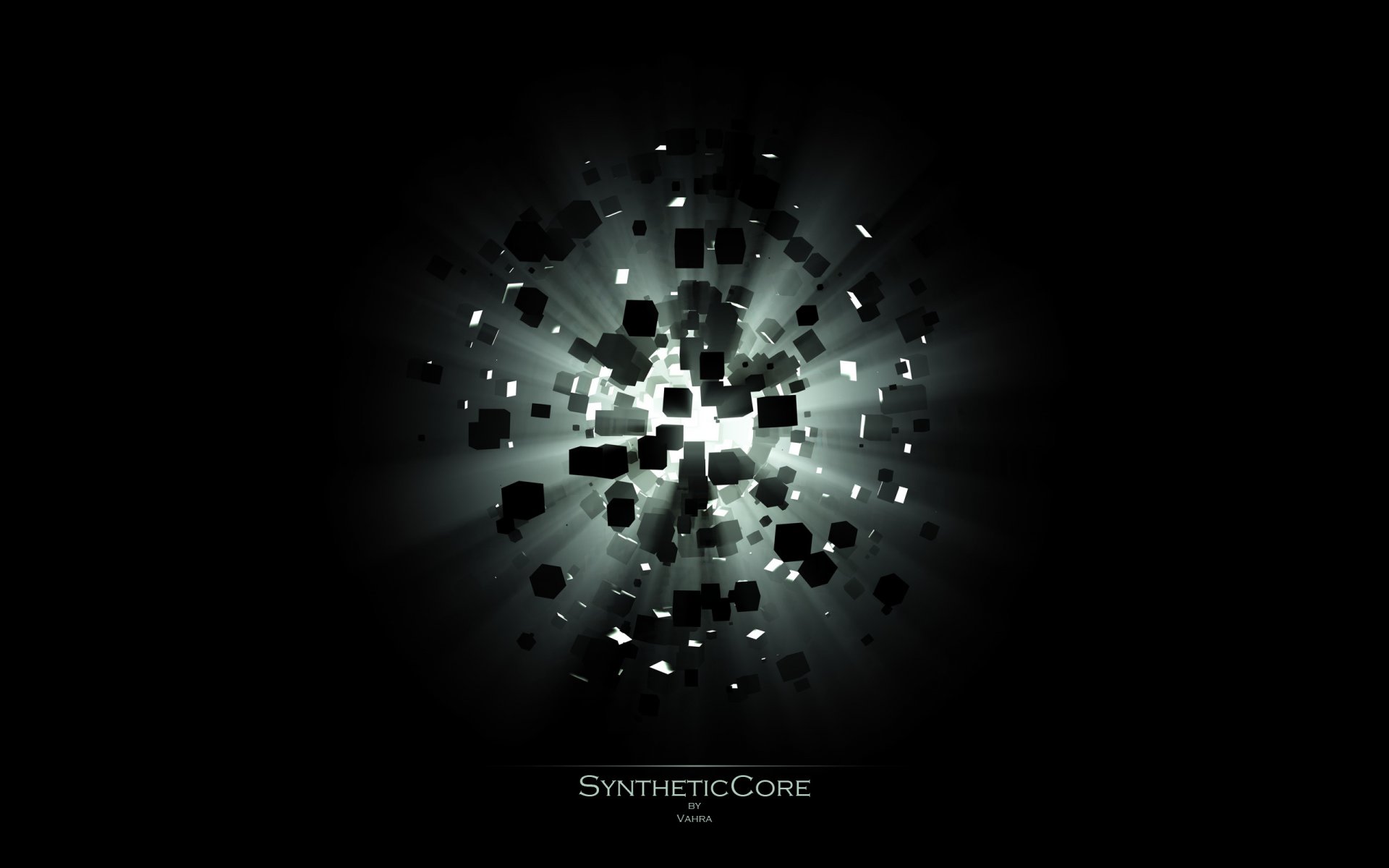 yntheticcore cubes lumière explosion