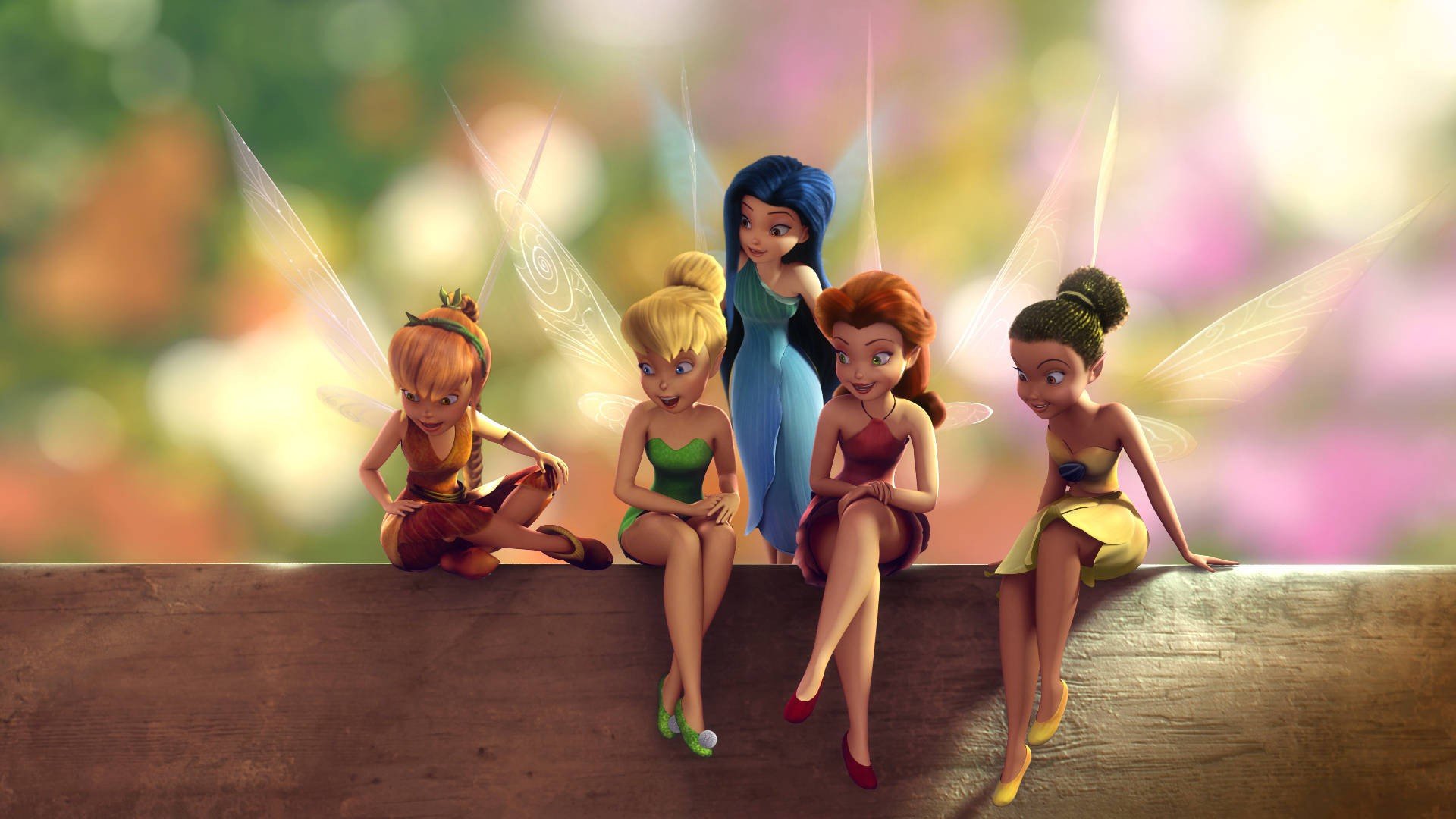 tinker bell tinker bell tinker bell feen elfen magische mädchen mythische kreaturen cartoons flügel kleider outfits gespräch bunte haare farben helligkeit cartoon