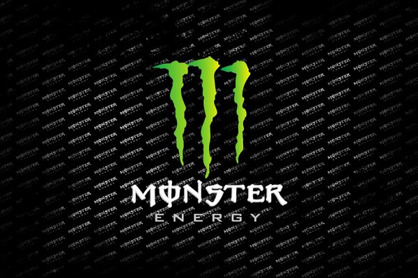 Screensaver pubblicitario di monster energy