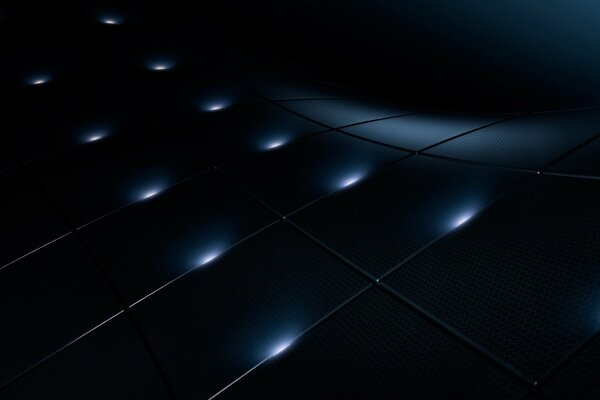 Glowing 3d grid. creative design