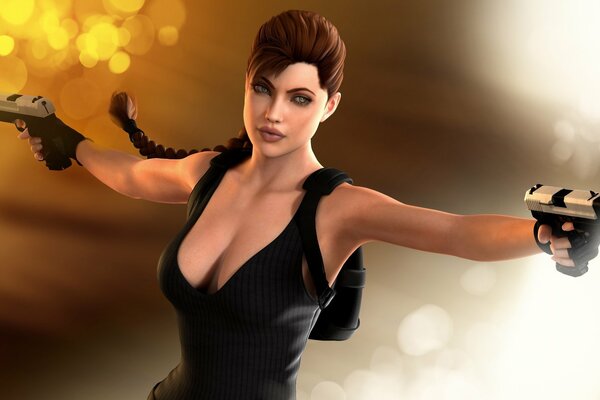 Angelina Jolie nel ruolo di Lara Croft