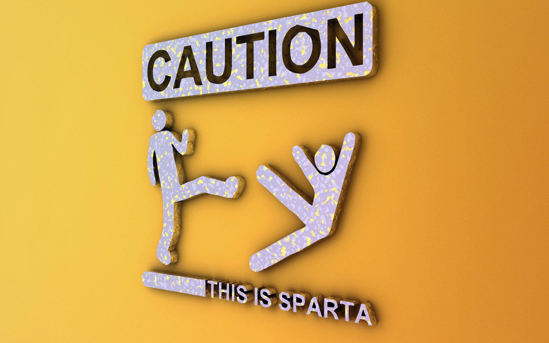 This is sparta coution