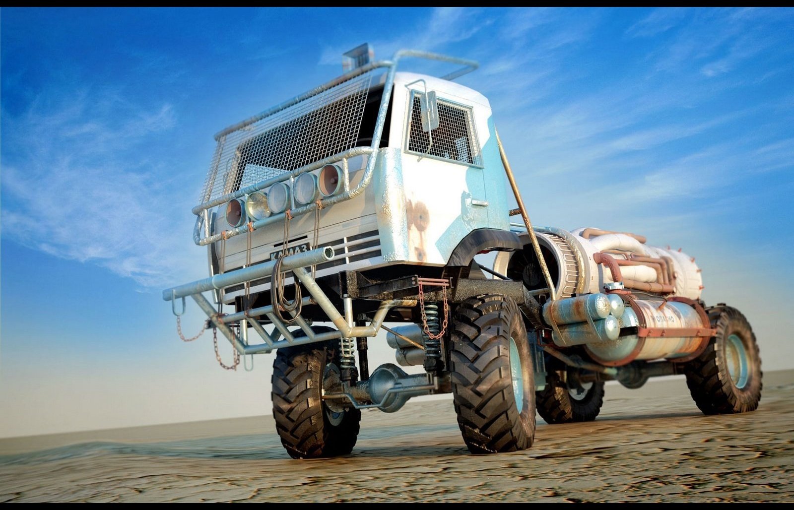 kamaz monster 3d