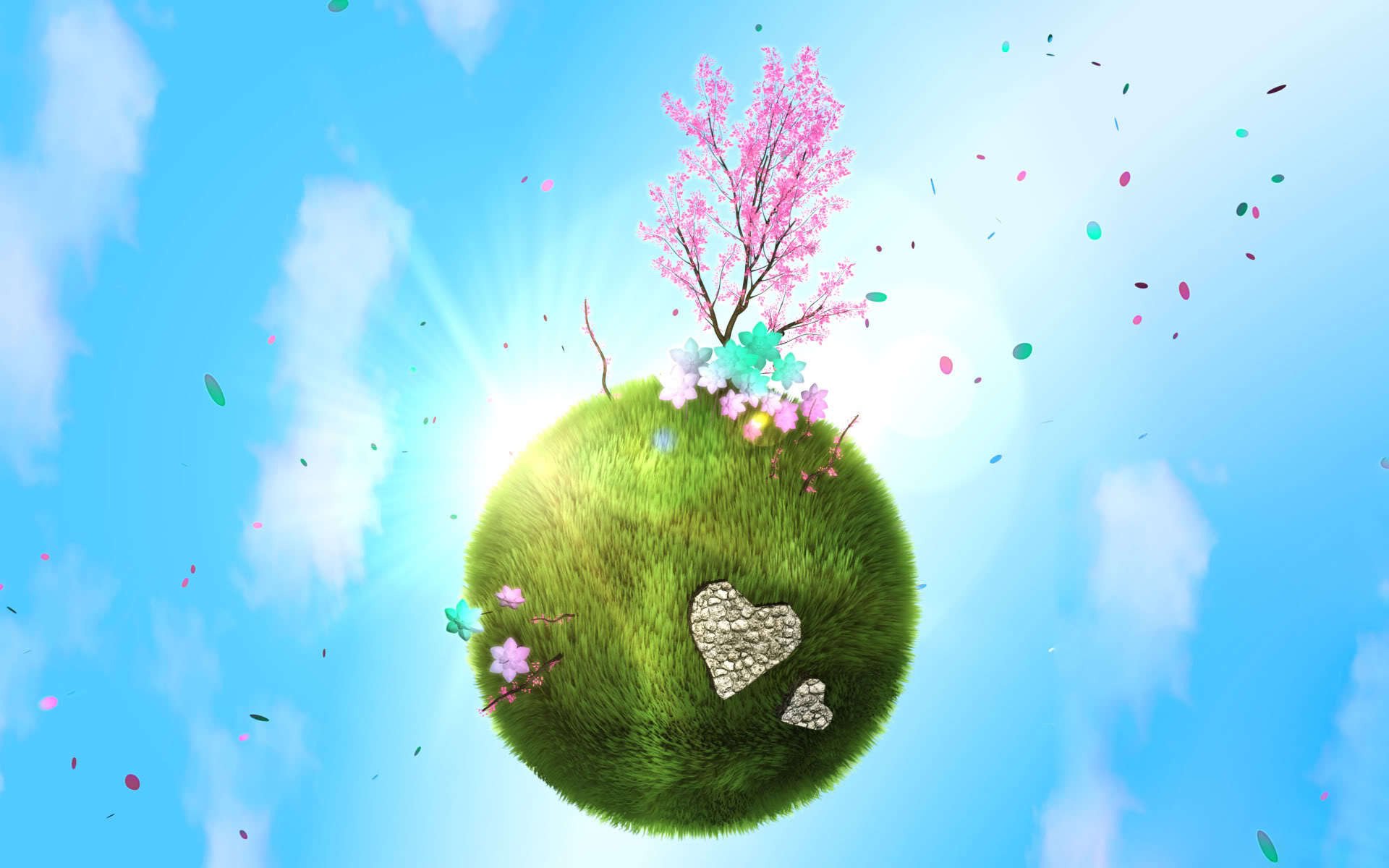 planet green love spring tree