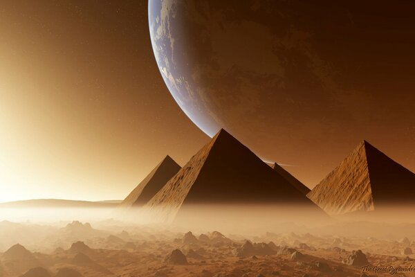Wüstenplanet der Pyramide von Chiops