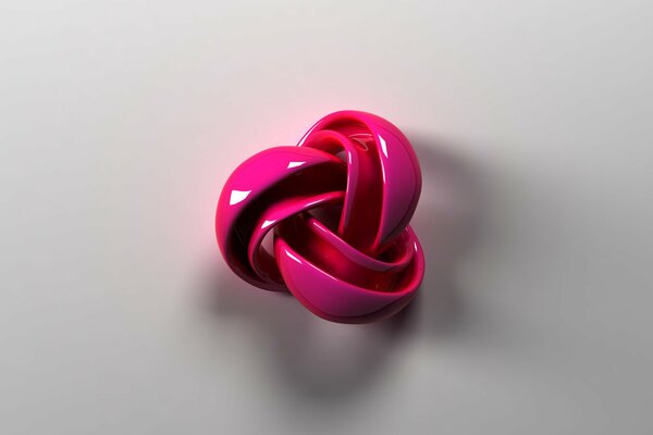 3d heart-shaped knot