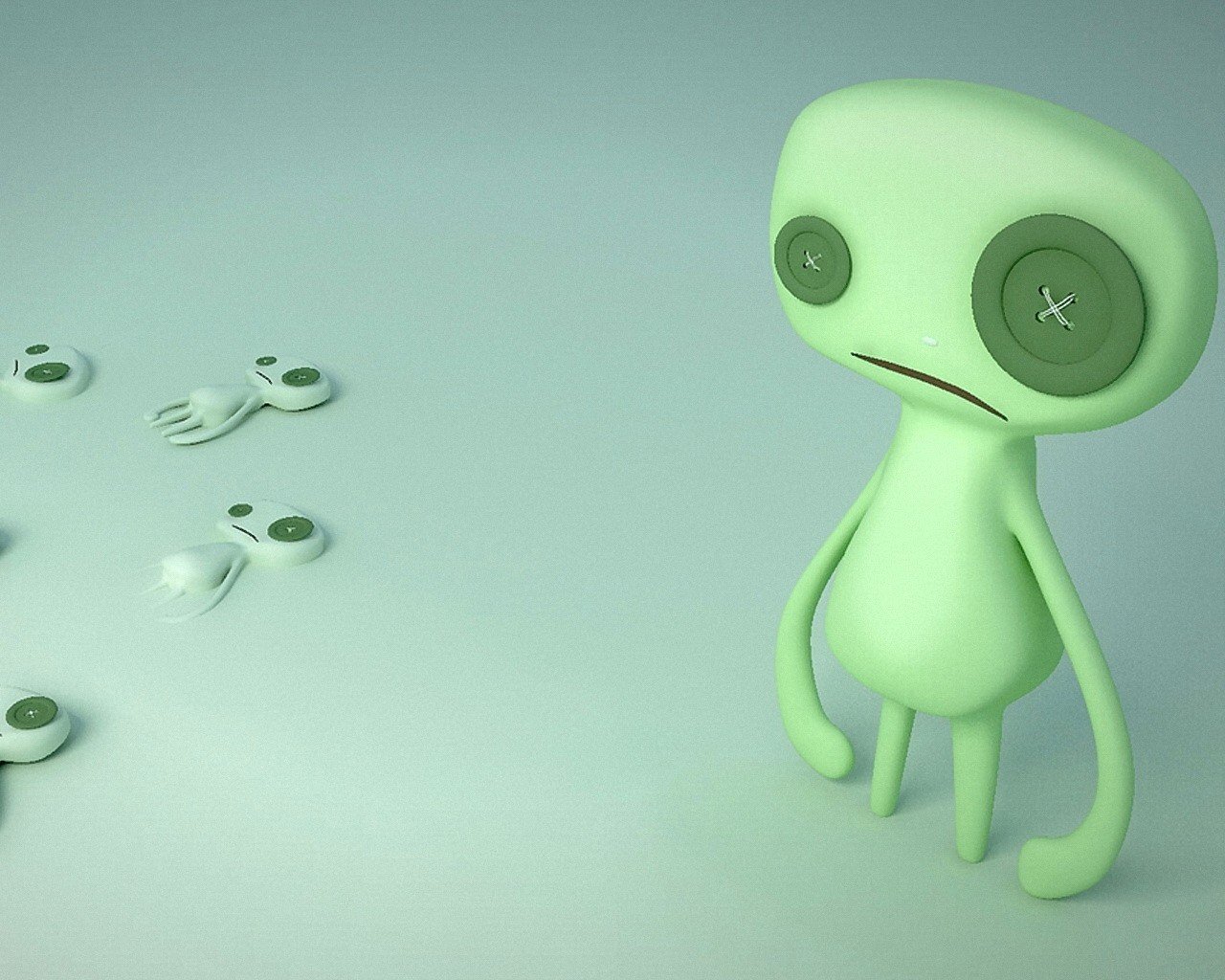 alien fermeture avec boutons le minimalisme