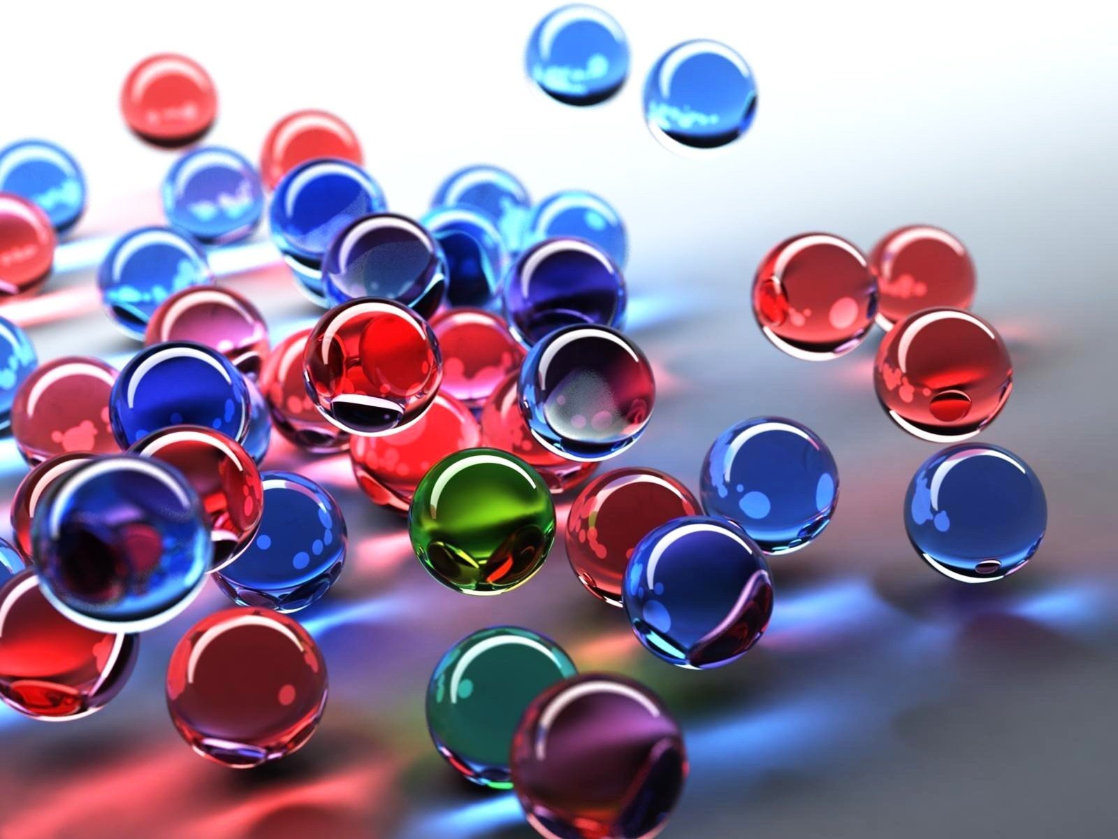 perles verre couleurs