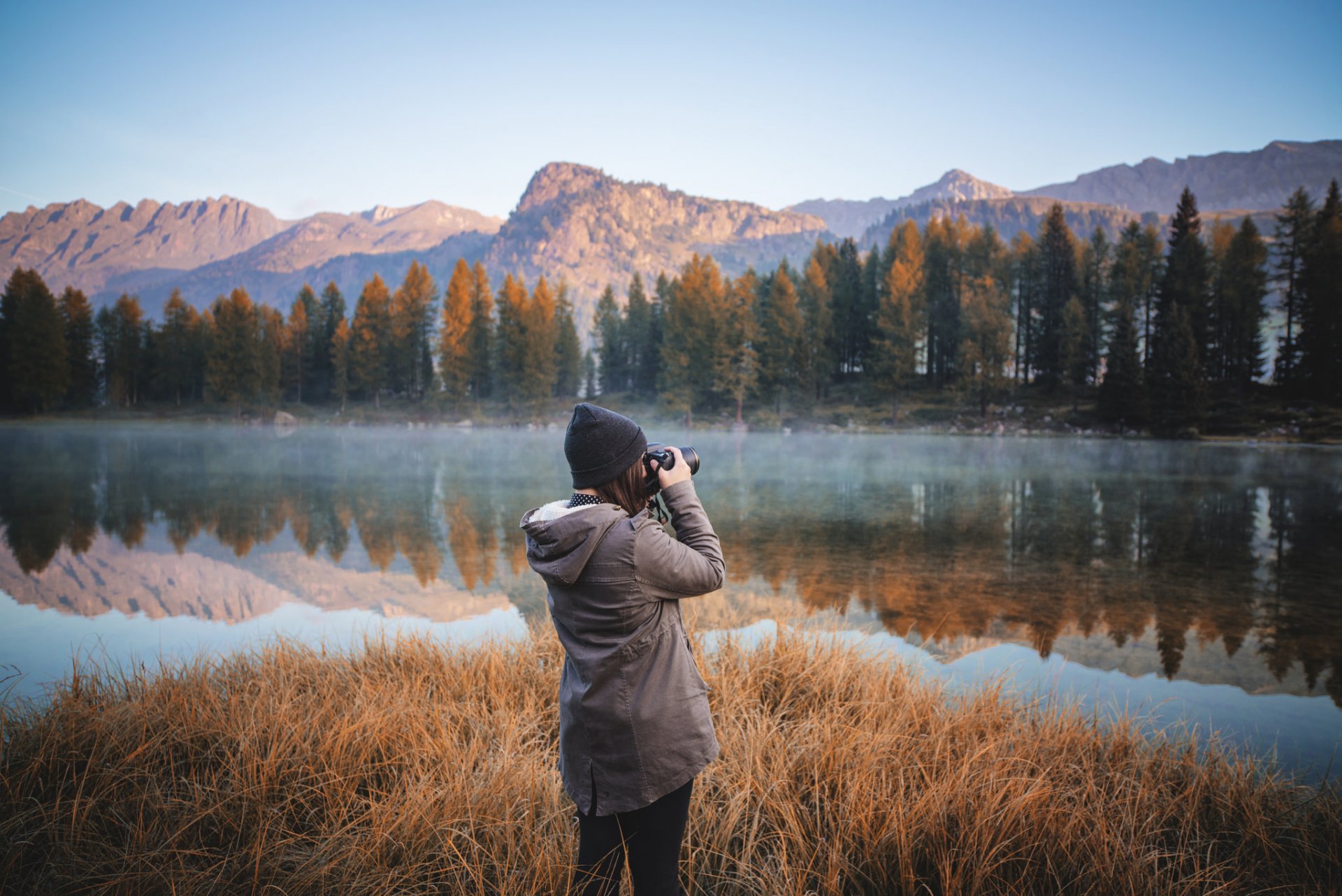 mädchen natur see wasser fotografiert