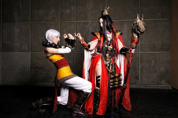 Cosplay realista de las niñas Diablo