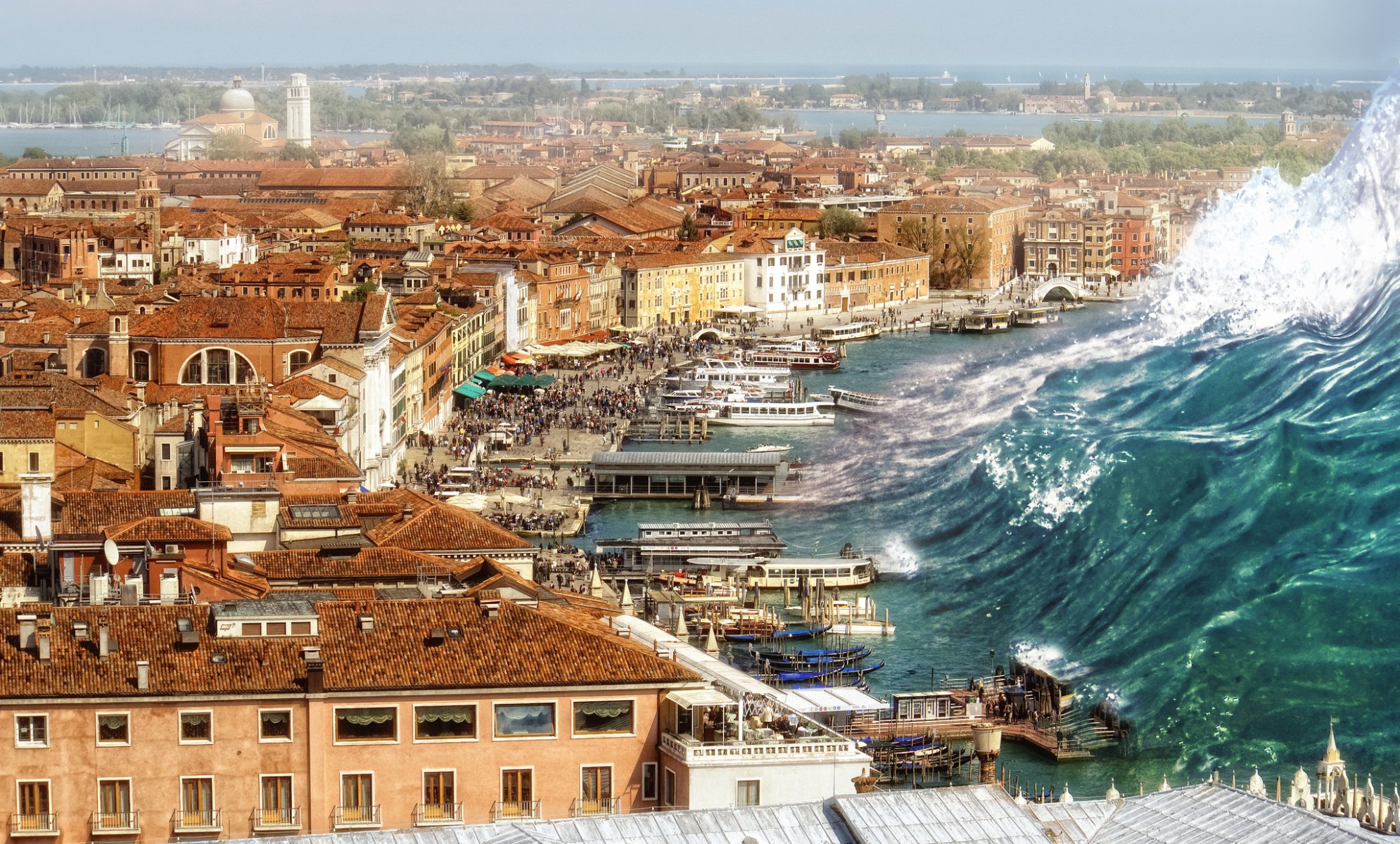 mare onda città situazione