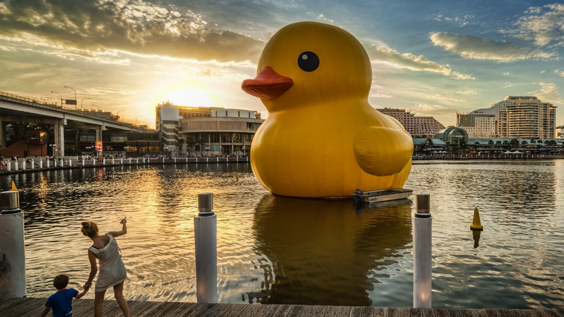 yellow rubber ducky big water city