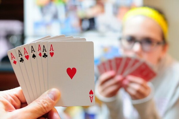 Successful cards. Seven Aces