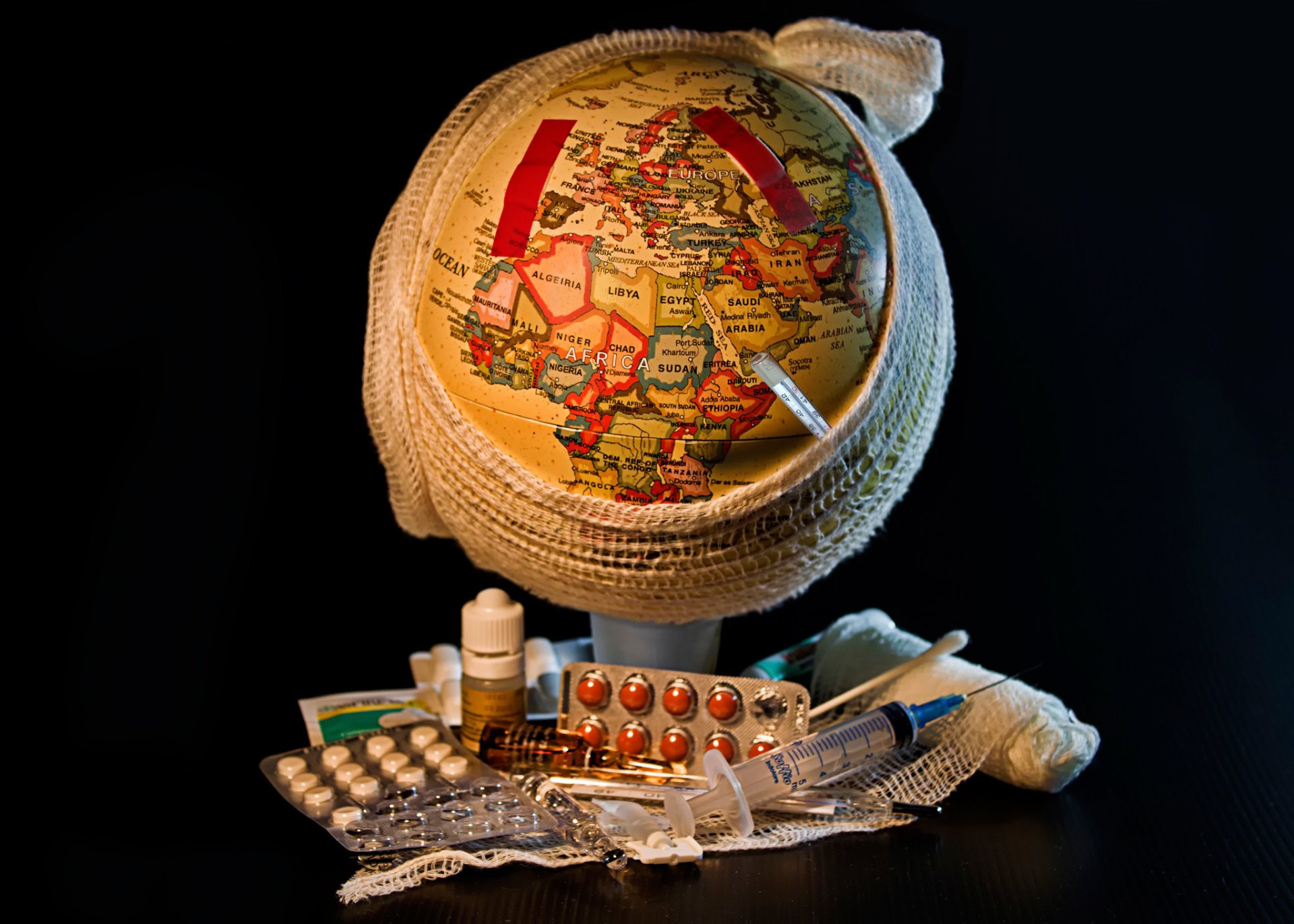 globe monde globe maladie médicaments politique