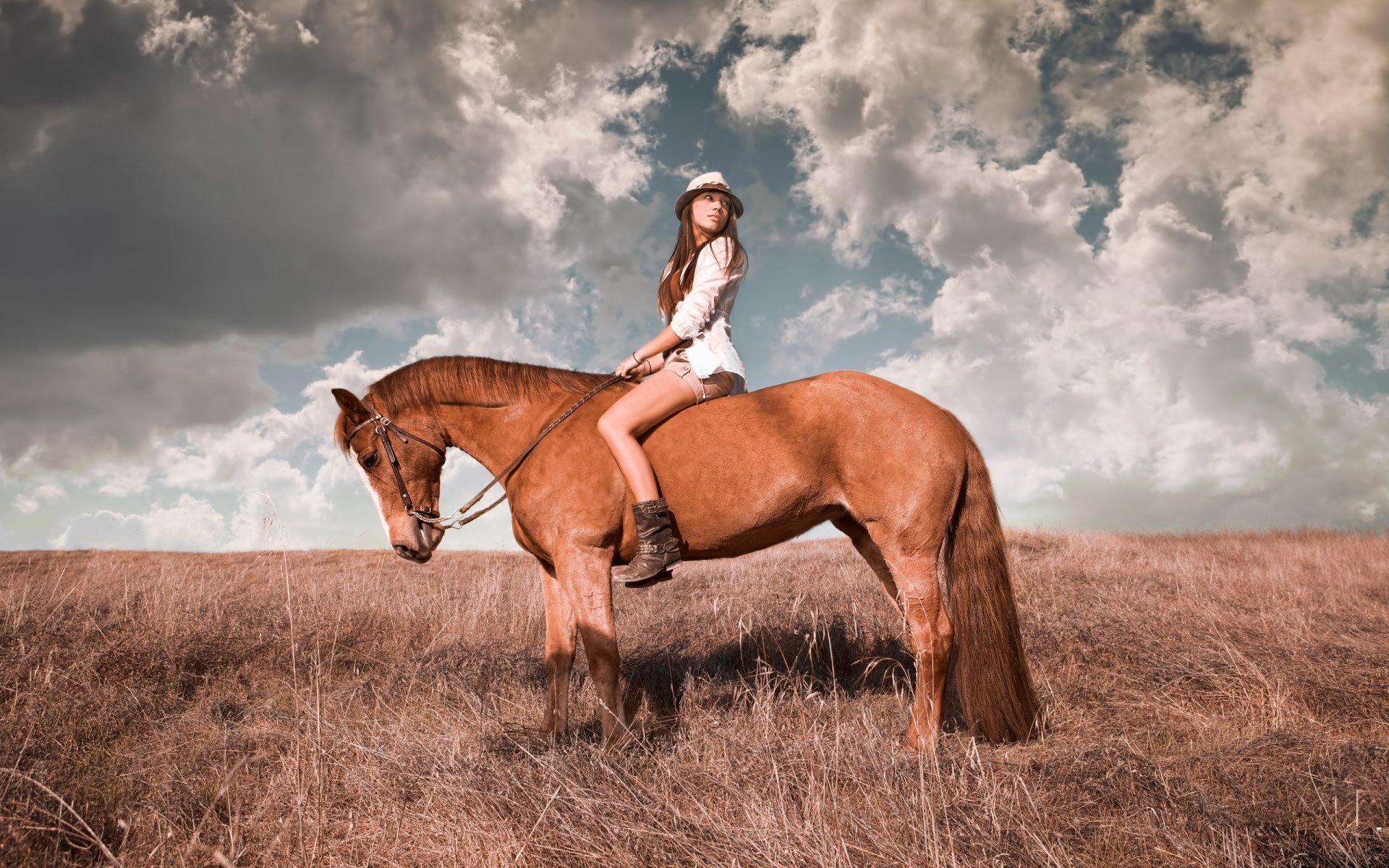 chica caballo jinete