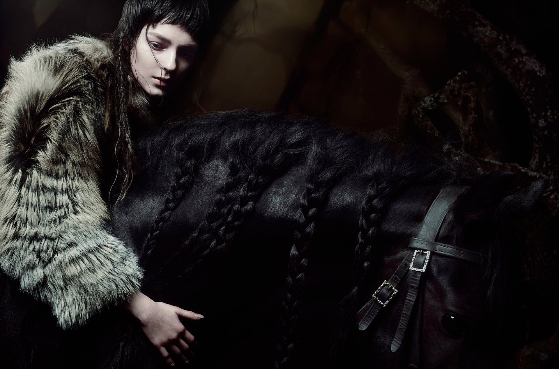 kati nescher katie nesher photoshoot horse vogue