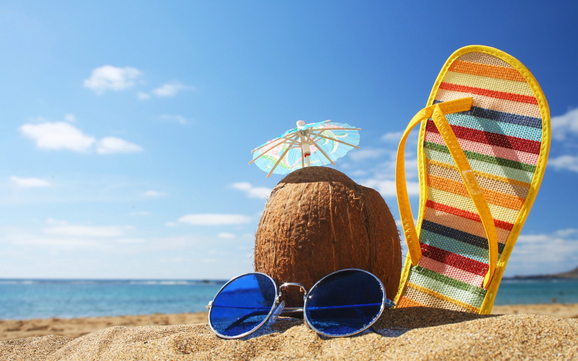 été plage noix de coco vacances