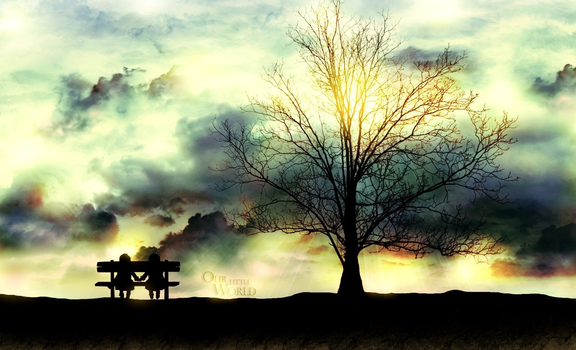 picture images wallpaper . image square park shop bench tree the pair love friends sky sun