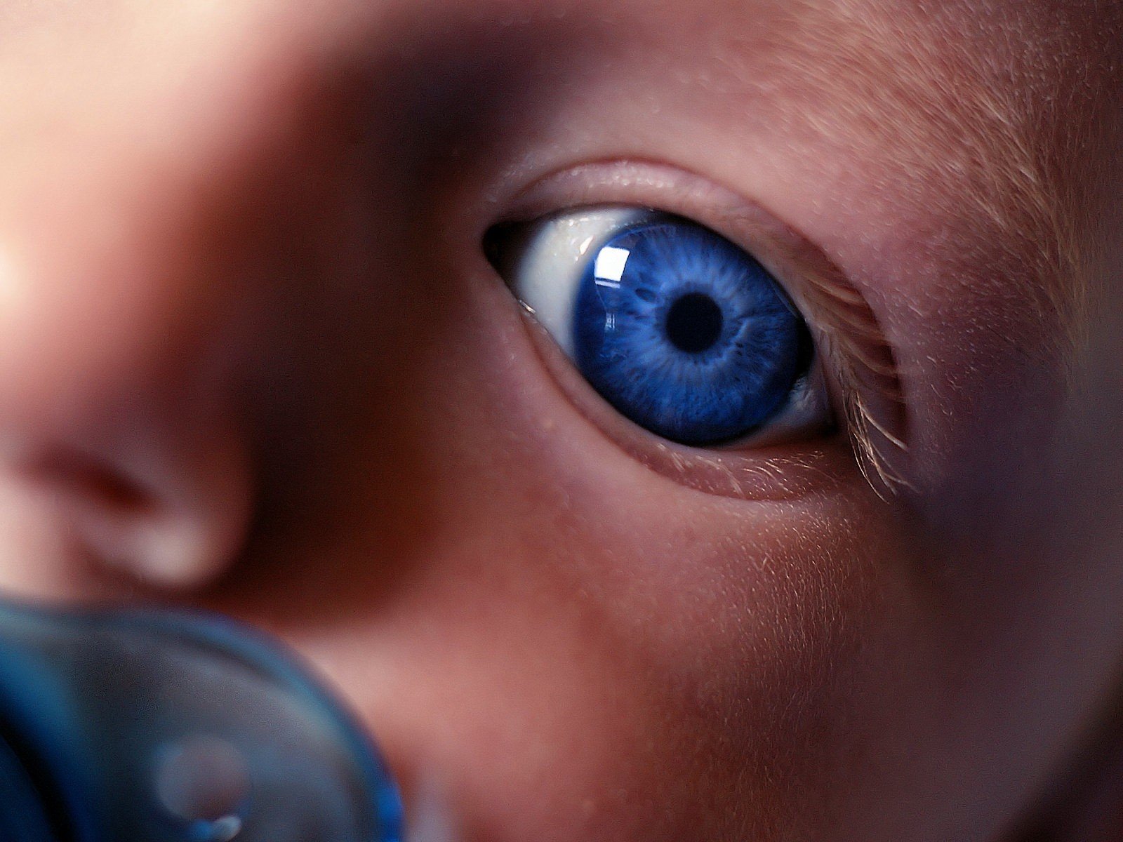 bleu yeux enfant