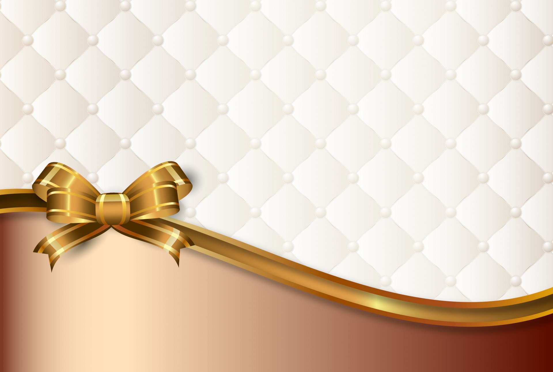 prestigious upholstery bow background gradient vector