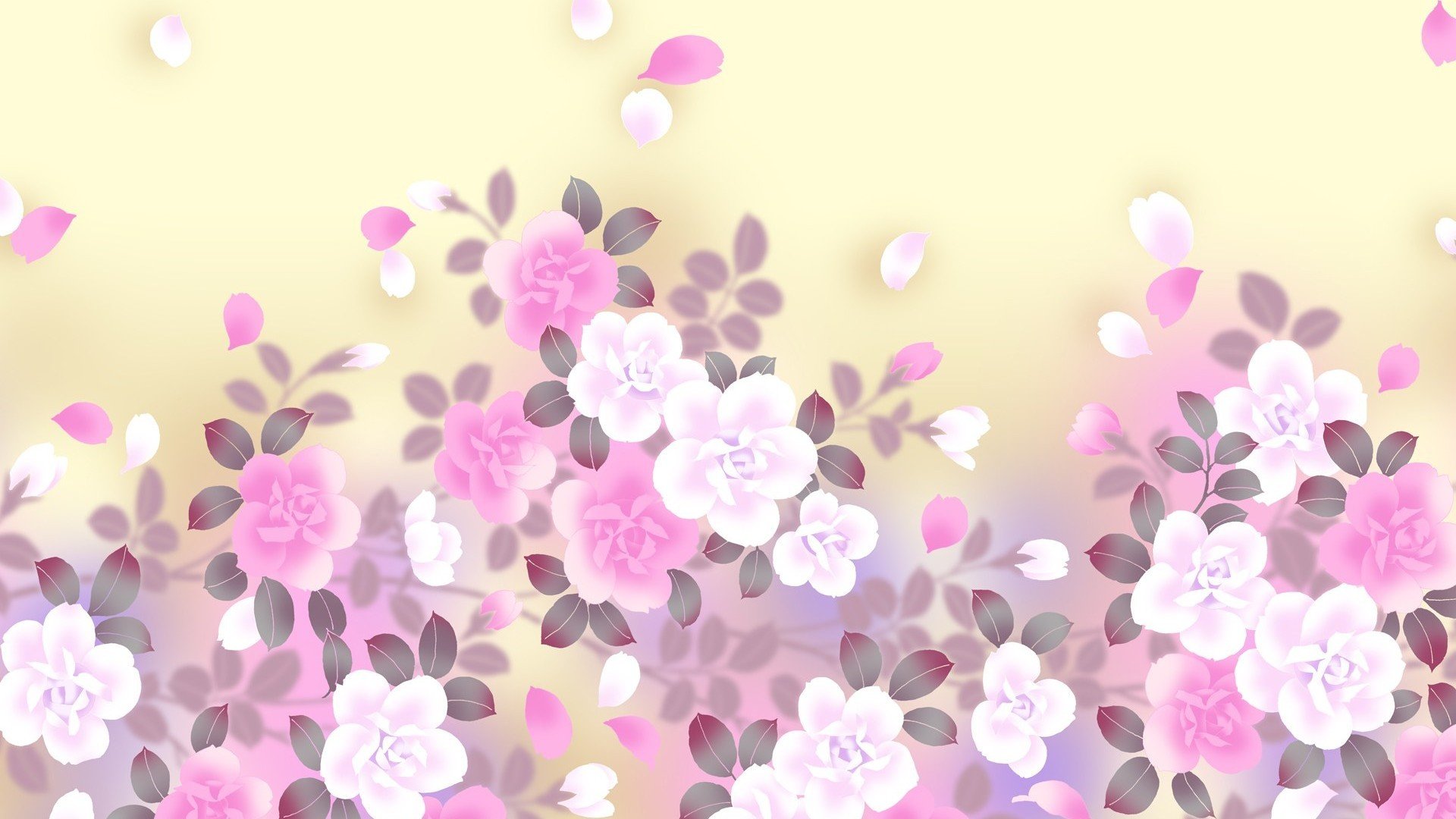 art flower background tender