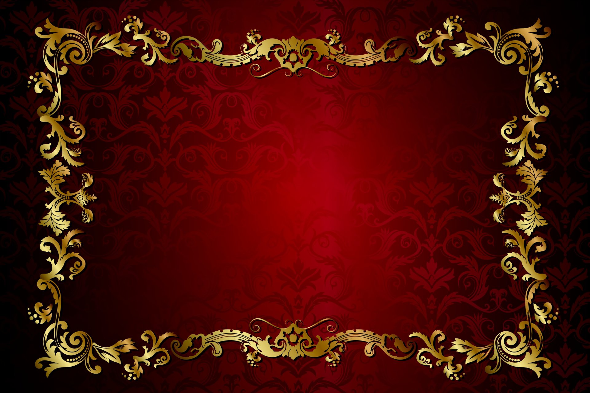 rojo oscuro oro vintage modelo gradiente vector textura fondo vintage retro patrón ornamento