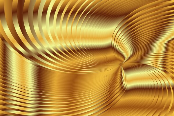 Dibujo abstracto de placas de metal de oro