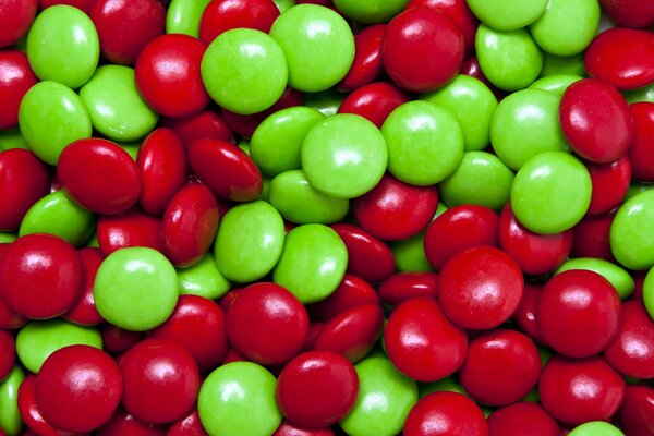 Background colored round candies