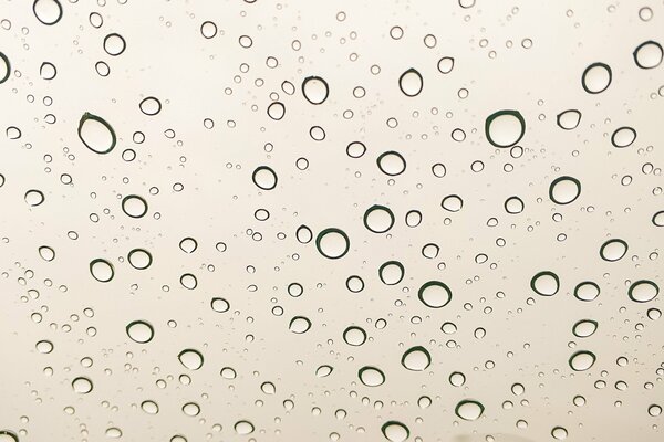 Beautiful background with water drops on the screen