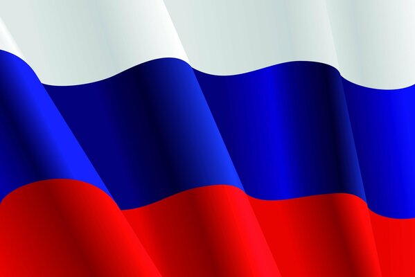 The flag of Russia is power and strength