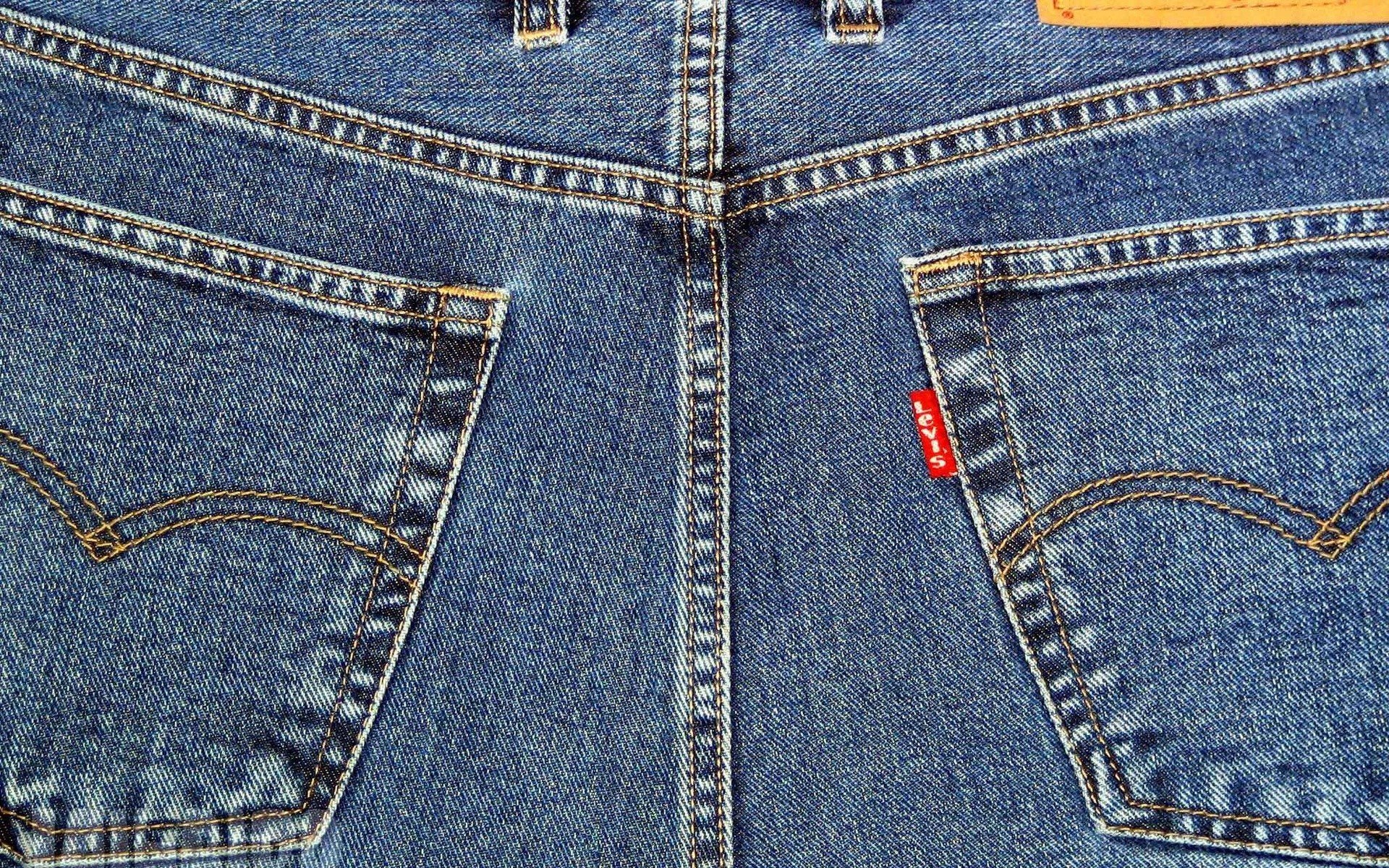 jeans blau stoff modell