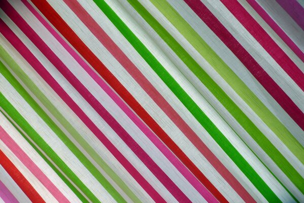 Colored striped fabric for clothes