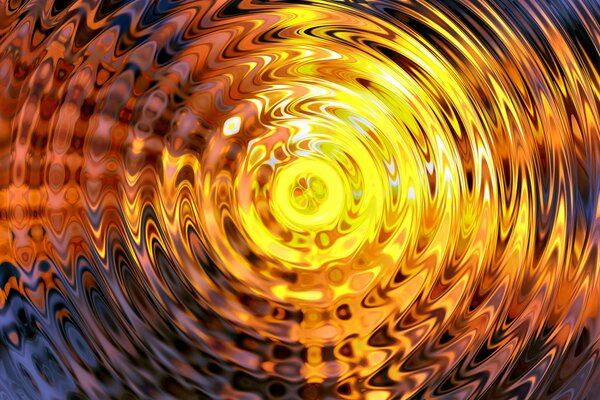 Cercles d or, spirale de lumière